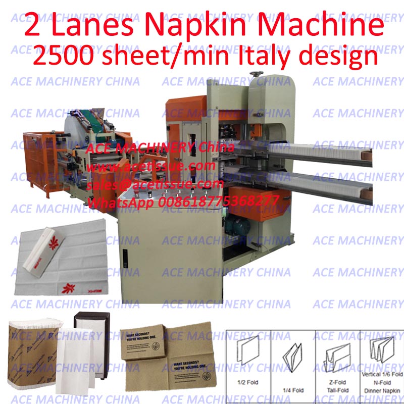 tallfold dispneser napkin folding machine