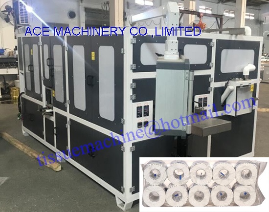 4-12 roll/pack 100% Fully Automatic Multi Toilet Rolls Bundling Wrapper Machine Packing Paper Tissue