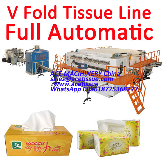 Fully Automated Tissue Paper Making Machine for Sale at Good Price in China.