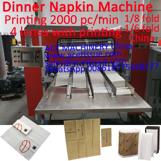 dinner napkin machine