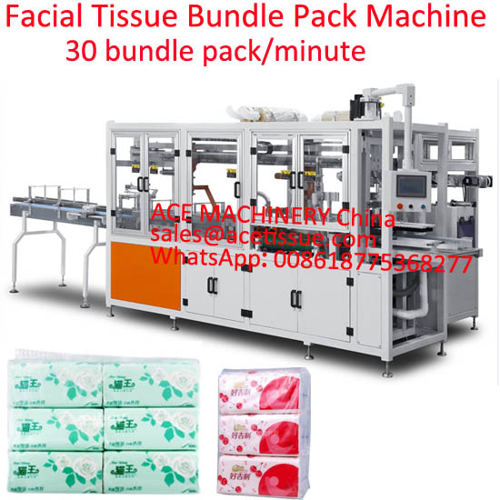 automatic facial tissue bundle machine