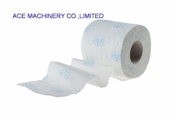 Toilet Paper Roll Bathroom Tissue Making Manufacturing Machine with Rewinding Perforating Embossing for Sale at Good Price Small Scale