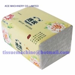 Fully Automatic Interfold Facial Tissue Paper Napkin Tissue Packaging Wrapping Machine