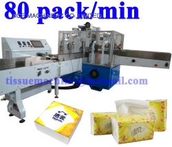 China fully automatic facial tissue making machine with packing