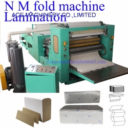 Lamination M W Four Five Six Folds Tissue Paper Hand Towel Interfolder Machine