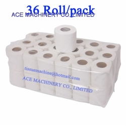2 Layers 18 24 36 48 Rolls per pack Multi Toilet Roll Bundle Packing Wrapping Machine